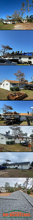 Roof repair job by BP Roofing Augusta GA
